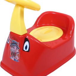 Plastic Baby Potty Toilet Training Seat|Steering Design|Red Potty Seat-image-71