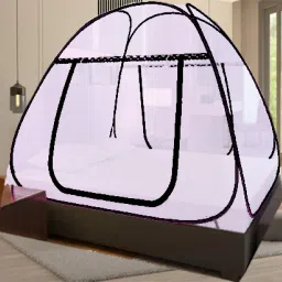 Polyester Infants Washable WHITE machhardani images machardani 6 by 5 double bed machardani masin macharda Mosquito Net-11