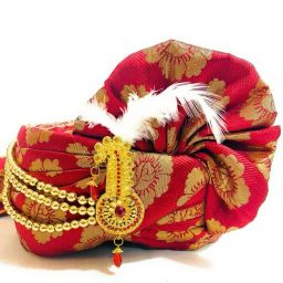 PANKSHRI ENTERPRISE Floral Print Pagri-image-64