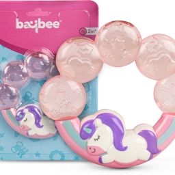 Unicorn Natural Water Filled Silicone Teether for Babies to Soothe Their Gums Teether-image-45