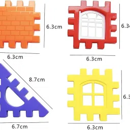 gamloid Best Price Happy Home House Building Blocks Attractive Windows image 2