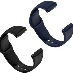 RUPELIK Soft Silicone Classic Strap for Red_ m Watch 3 Active/Watch 3 Lite(Pack Of 2) Smart Watch Strap-picture-20