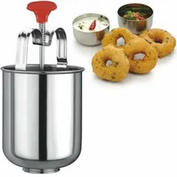 fitaza Stainless Steel Menduvada Maker Medu Vada Plastic Pack 1 Vada Maker-picture-25