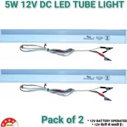 5 WATT 12 VOLT DC LED TUBELIGHT PACK OF 2 5 W 30 cm Tube Light-23