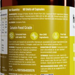 healthkart HK Vitals Omega 3 Fatty Acids Soft Gelatin Capsules image 4