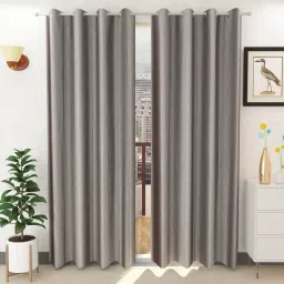 210 cm (7 ft) Polyester Door Curtain (Pack Of 2)-43