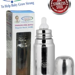 STAINLESS STEEL FEEDING BOTTLE BPA-FREE - 240 ml-image-11