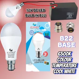 ap source 3 W Basic Round B22 LED Bulb image 2