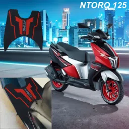 FOOTMAT/FLOORMAT/SCOOTY MAT (Washable Mats) TVS Ntorq 125 Two Wheeler Mat TVS 5 Series Two Wheeler Mat-image-55