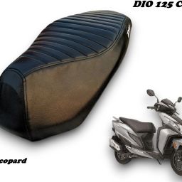 PULSAR N 250 PARALLEL BLACK SPLIT BIKE SEAT COVER Single Bike Seat Cover For Honda Dio-image-37