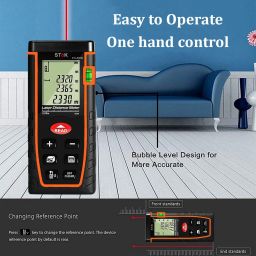 stok ST-LDM60 - (0.05 to 60 meters)Laser Rangefinder/ Distance Measuring Meter Non-magnetic Engineer's Precision Level image 3