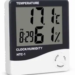 Indoor Room LCD Electronic Temperature Humidity Meter Digital Thermometer Hygrometer Weather Station Alarm Clock All-in-One Digital Moisture Measurer-10