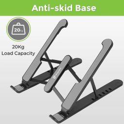 Ultraprolink UM1083 Foldable Laptop Stand Riser,6 Level Height & Angle Adjustment,2X Strong UM1083 Laptop Stand image 5