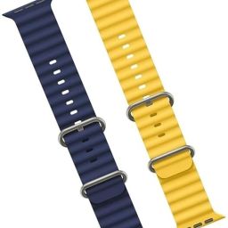 Gadgetzilla Sport Band Compatible with Apple Watch Ultra for Men Women Soft Silicone Strap 44 mm Silicone Watch Strap-image-8