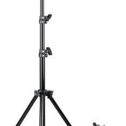 NEELTREDE 2.1 METER STAND 7" feet (200cm) strong Metal mobile phone tripod/camera stand Tripod-image-7