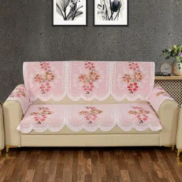 Polycotton Floral 3 Seater Sofa Cover-picture-23