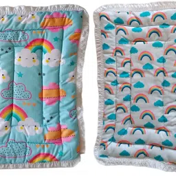 New Born Baby Bed Mattress unique Design (Pack of 2)(0-1 Years)(30 X 20 Inch)-image-4