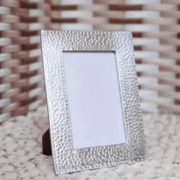 house of sajja Metal In Silver Colour 4X6 Inch Photo Frame-picture-29