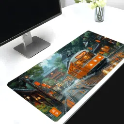 Eshaaver Anime Scenic Gaming Mouse Pad – Large, Non-Slip, Smooth Surface for Desk & PC Non Slip Base Mousepad-picture-23