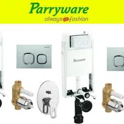 Half Frame Concealed Cistern, with divater body upper Pluto set of 2 pic 409 Dual Flush Tank-5
