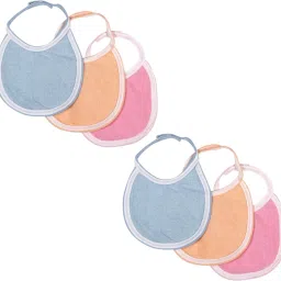 Premium Super Soft Cotton Bibs Multi Colour and Multi Design (Pack of 6)-image-15