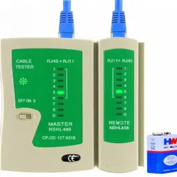 BALRAMA RJ45 and RJ11 LAN network Ethernet internet cable Tester RJ 45 Cat5 RJ 11 / 12 N Lan Adapter-10