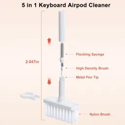 Crystal zone Keyboard Cleaner Cleaning Soft Brush Multi-Function Computer Cleaning Tools Kit for Laptops image 2