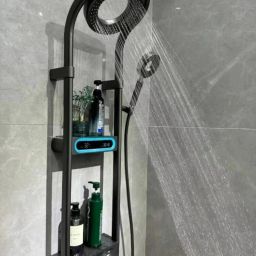 Lurexa Spiral With Hydropowered LED Light 3 WATER FUNCTIONS SHOWER PANEL 2-image-110