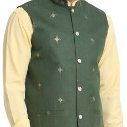 kraft india Embroidered Men Waistcoat-picture-12