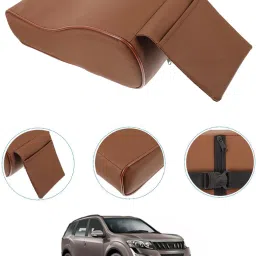 Universal Brown Arm Pain Releif Armrest/Handrest With Phone Holder For Car-322 Car Armrest Cover-image-90