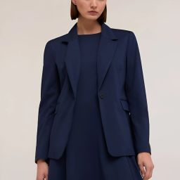 Women Solid Single Breasted Formal Blazer-image-38