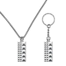 matlogix Spy Locket Voice Recorder Hidden 16GB Professional Mini Locket Digital Audio Voice Recording Device with Long Recording Time Upto 15 Hours - Silver image 1