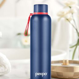 Pexpo Bravo Blue ISI Certified Thermosteel Hot and Cold flask Insulated Water Bottle 700ml-picture-49