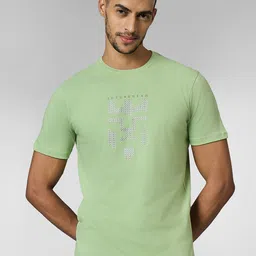 Men Super Combed Cotton Pastel Green Regular Fit Round Neck T-Shirt-image-92