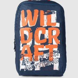 Wildcraft Unisex Navy Blue Lighter Brand Logo Print Backpack-18