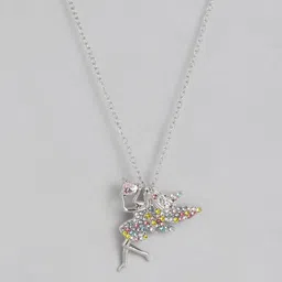 EL REGALO Kids Girls Pink  Silver-Toned Fairy Chain-image-65