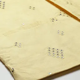 SOJANYA Men Woven Design Kurta with Churidar with Nehru Jacket image 4
