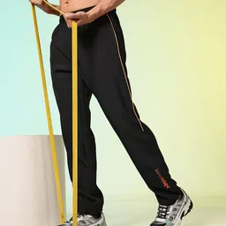 HRX By Hrithik Roshan Men Striped Rapid-Dry Training Track Pants-picture-27