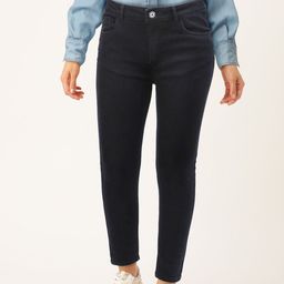 Flying Machine Women Black Super Skinny Fit Mid-Rise Clean Look Stretchable Jeans-image-51