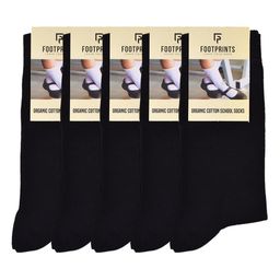 FOOTPRINTS Kids Set Of 5 Bamboo Cotton Calf Length Soft Socks-image-49