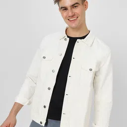 Urbano Fashion Men Regular Fit Washed Full Sleeve Denim Jacket-picture-52