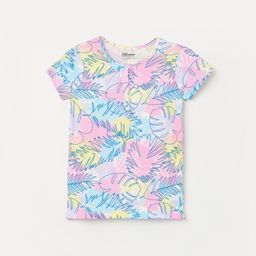 Fame Forever by Lifestyle Girls Floral Printed Tropical Pockets T-shirt-picture-18