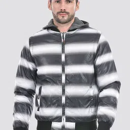 Lawman pg3 Men Geometric Striped Reversible Crop Bomber Jacket-picture-16
