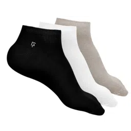FOOTPRINTS Unisex Pack Of 3 Ankle-Length Cotton & Bamboo Socks-44