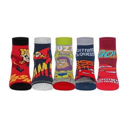 Supersox Kids Pack of 5 Assorted Patterned Ankle-Length Socks-14