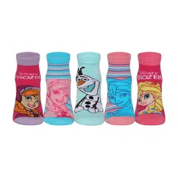 Supersox Kids Pack of 5 Assorted Patterned Ankle-Length socks-15