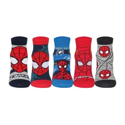 Supersox Kids Pack of 5 Assorted Patterned Ankle-Length socks-20
