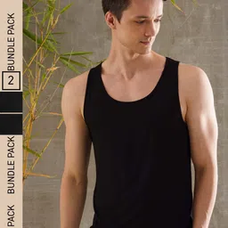 DAMENSCH Men Pack of 2 Bamboo Vest DAM-VEST-NBL2-PACK-2-picture-50