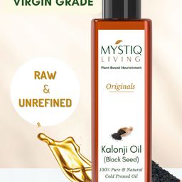 MYSTIQ LIVING 100% Pure & Natural Cold-Pressed Black Seed Kalonji Oil - 200 ml-14