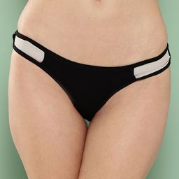 Leading Lady Women Pack of 3 Black Solid Bikini Briefs Mary-blk-3-image-72